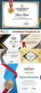 Vectors - Certificate Templates 40