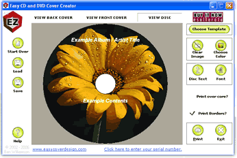 Easy CD and DVD Cover Creator ver.4.12