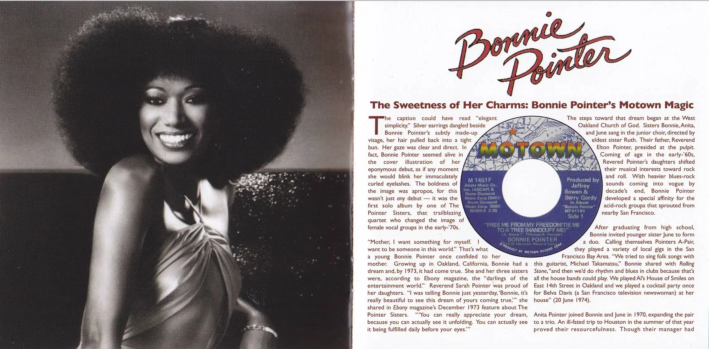 Bonnie Pointer - Bonnie Pointer (1978) 2012 Remastered & Expanded 
