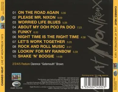 Canned Heat - Live At Montreux 1973 (2011) {Eagle Records EAGCD450}