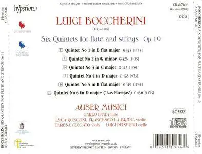 Auser Musici - Boccherini: Flute Quintets Op. 19 (2008)