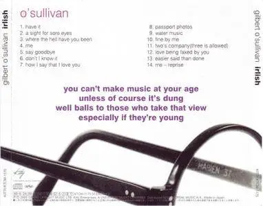 Gilbert O'Sullivan - Irlish (2000) [Japan]