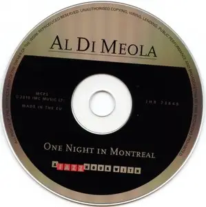 Al Di Meola - One Night In Montreal (2010) {JHR 73646}