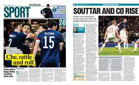 The Herald Sport (Scotland) – November 16, 2021