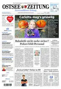Ostsee Zeitung Grevesmühlener Zeitung - 26. Oktober 2017