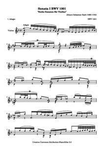 BachJS - BWV 1001 Adagio