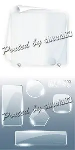 Glass Banners Vector