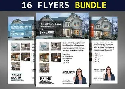 CreativeMarket - 16 Business Flyers Bundle