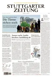 Stuttgarter Zeitung Kreisausgabe Göppingen - 17. April 2019