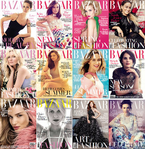 Harper's Bazaar UK Magazine - Full Year 2014 Issues Collection