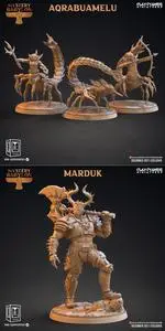 Clay Cyanide Miniatures - Aqrabuamelu, Marduk