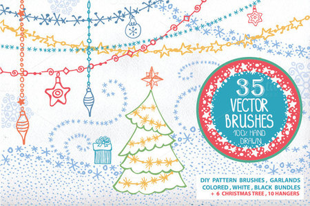 CreativeMarket - Christmas Holiday Brushes