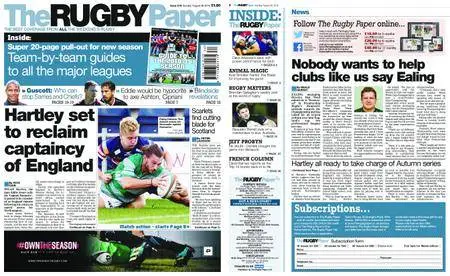 The Rugby Paper – August 26, 2018