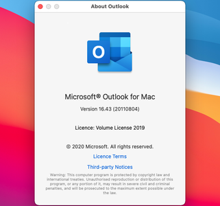 Microsoft Outlook 2019 for Mac v16.47 VL Multilingual