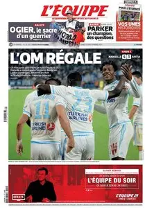 L'Equipe du Lundi 14 Septembre 2015