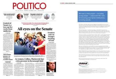 Politico – October 04, 2018