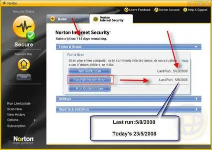 Norton Internet Security 2008 version 15.5.0.23 