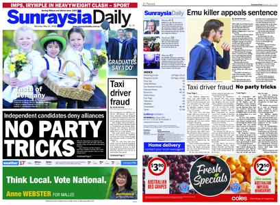 Sunraysia Daily – May 11, 2019
