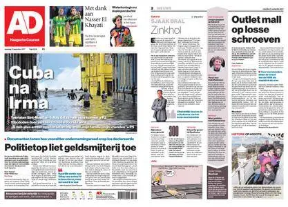 Algemeen Dagblad - Den Haag Stad – 11 september 2017
