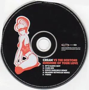 Cream vs. The Hoxtons - Sunshine Of Your Love (UK CD5) (2006) {Manifesto/Universal Music}