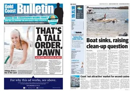 The Gold Coast Bulletin – November 19, 2018