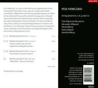 Kroger Quartet - Per Nørgård: String Quartets 7, 8, 9 & 10 (2008) (Repost)
