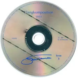 Karlheinz Stockhausen - Text-CD 3 - Klangkomposition 1953 (2007) {Stockhausen-Verlag T-CD 3}