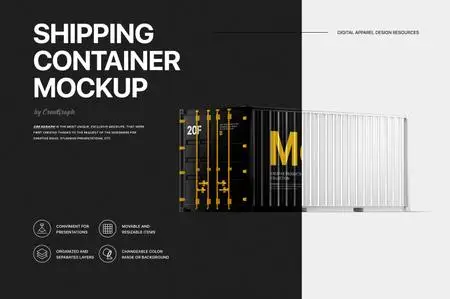 Shipping Container Mockup
