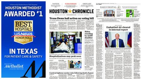 Houston Chronicle – August 25, 2021
