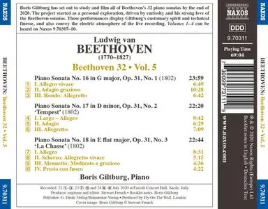 Boris Giltburg - Ludwig van Beethoven: Complete Piano Sonatas Nos. 16-18, Vol. 5 (2020)
