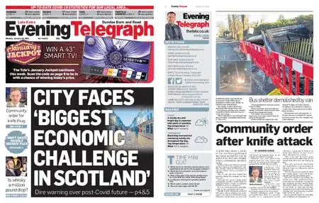 Evening Telegraph Late Edition – January 25, 2021