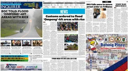 Philippine Daily Inquirer – September 15, 2018