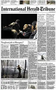 International Herald Tribune August 03 2010