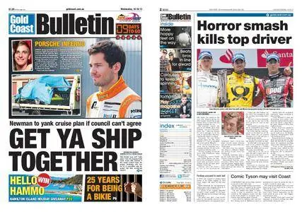 The Gold Coast Bulletin – October 16, 2013