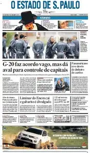 Jornal O Estado de SP em PDF, Sabado, 13 de Novembro de 2010