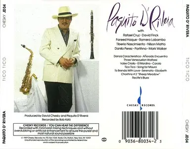 Paquito D'Rivera - Tico Tico (1989) {Chesky} [Repost]