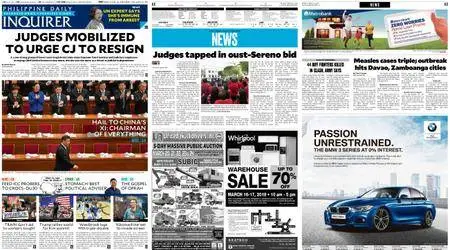 Philippine Daily Inquirer – March 12, 2018
