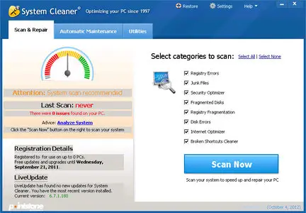 Pointstone System Cleaner 6.7.1.180
