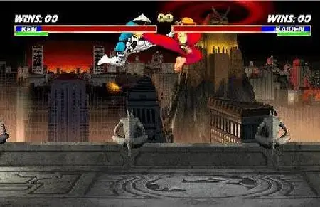 Ken and Raiden in a SUPER FIGHT!!!!