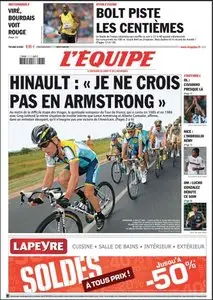 L'Équipe, du Vendredi 17 Juillet 2009. (Version complète)