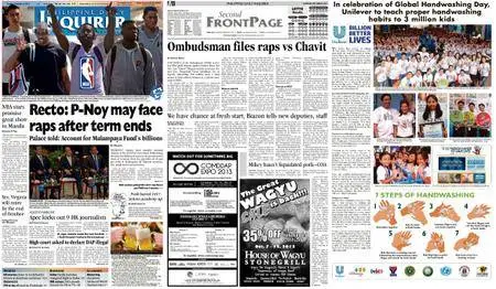 Philippine Daily Inquirer – October 08, 2013