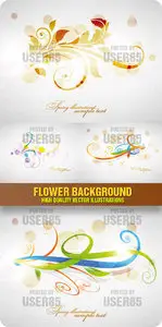 Stock Vector - Flower Background