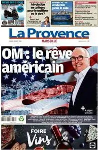 La Provence Marseille du Mardi 30 Août 2016