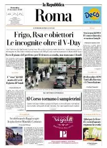 la Repubblica Roma - 27 Dicembre 2020