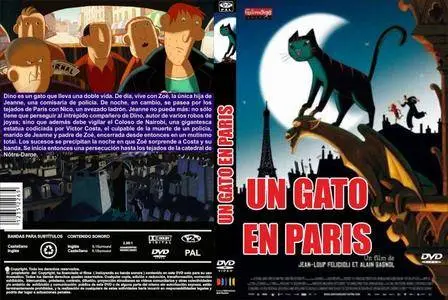 Un gato en París, Año: 2010
