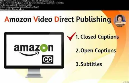 Closed Captions Training #1 - Do Correct CC Files for Amazon (2016)