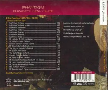 Phantasm, Elizabeth Kenny - John Dowland: Lachrimae Or Seven Tears (2016)