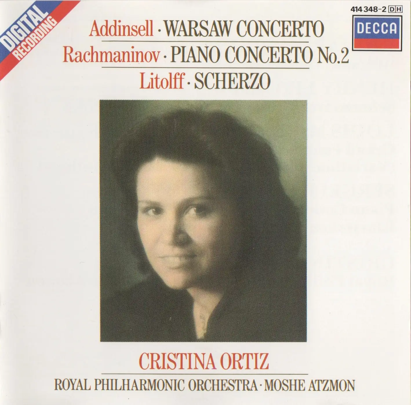 Christina Ortiz - Addinsell: 'Warsaw' Concerto, Rachmaninov: Piano ...