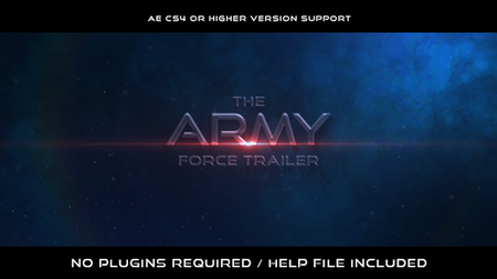 The Army Force Trailer - Project for After Effects (VideoHive)