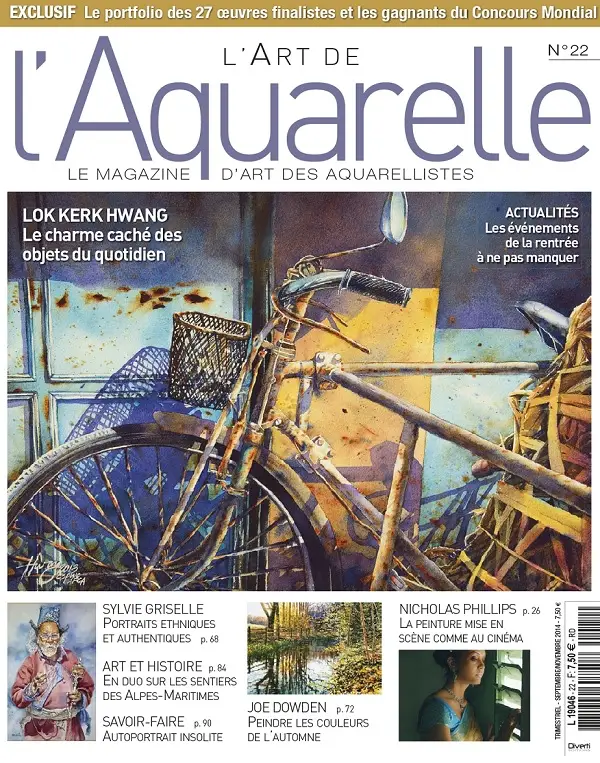L'Art de l'Aquarelle No.22 - Septembre/Novembre 2014